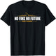 No Fins No Future - Save Sharks - Shark Lover Ocean Wildlife T-Shirt - T-Shirt | Black