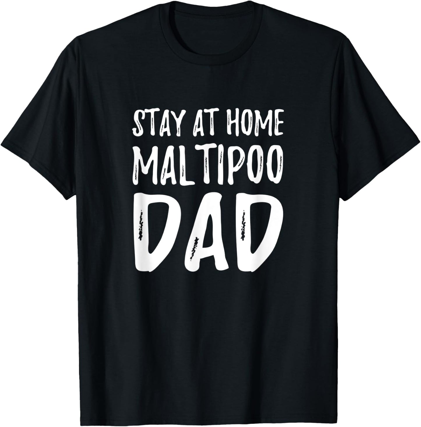 Maltipoo Dog Dad Shirt Funny Gift Men T-Shirt - T-Shirt | Black