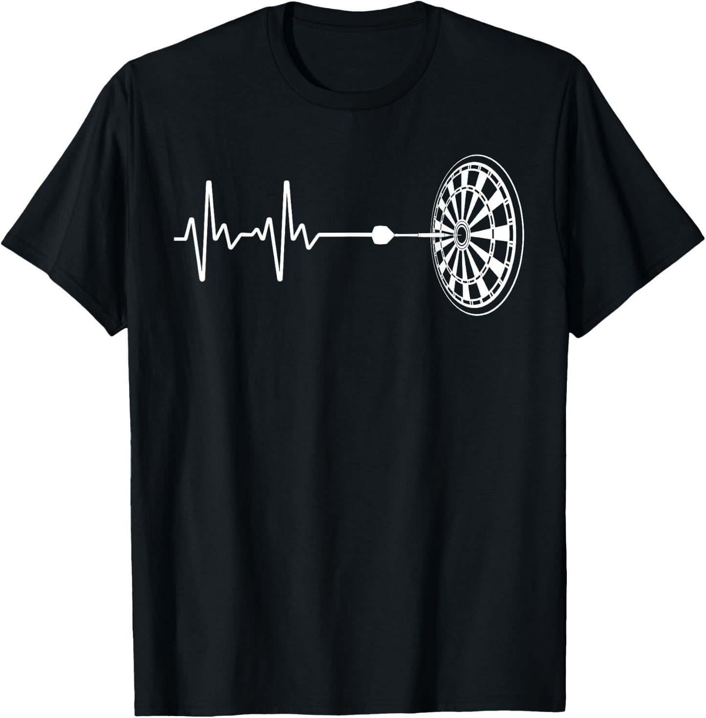 Cute Dart Design Dart Player Men Women Dart Board Lovers T-Shirt - T-Shirt | Black