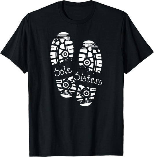 Running Sole Sisters Ladies Marathon Race Day Team T-Shirt - T-Shirt | Black
