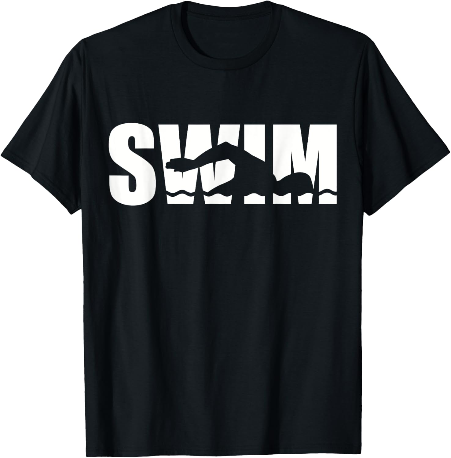 Swim swimmer T-Shirt - T-Shirt | Black