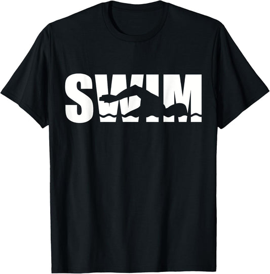 Swim swimmer T-Shirt - T-Shirt | Black