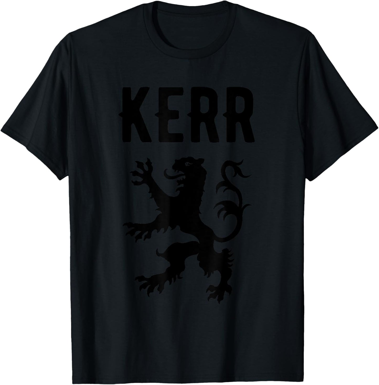 Kerr Clan Scottish Family Name Scotland Heraldry T-Shirt - T-Shirt | Black