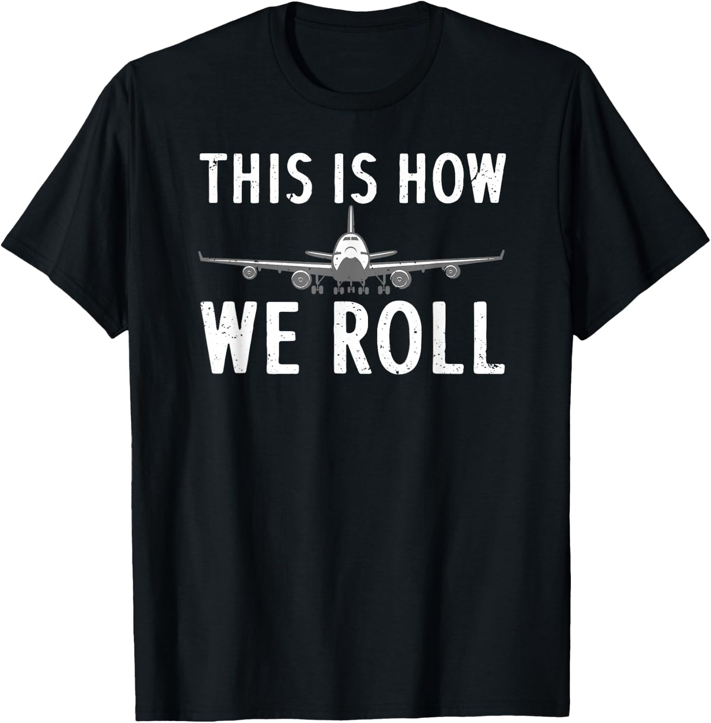Funny Pilot Women Airplane Aviation Flight Aircraft T-Shirt - T-Shirt | Black