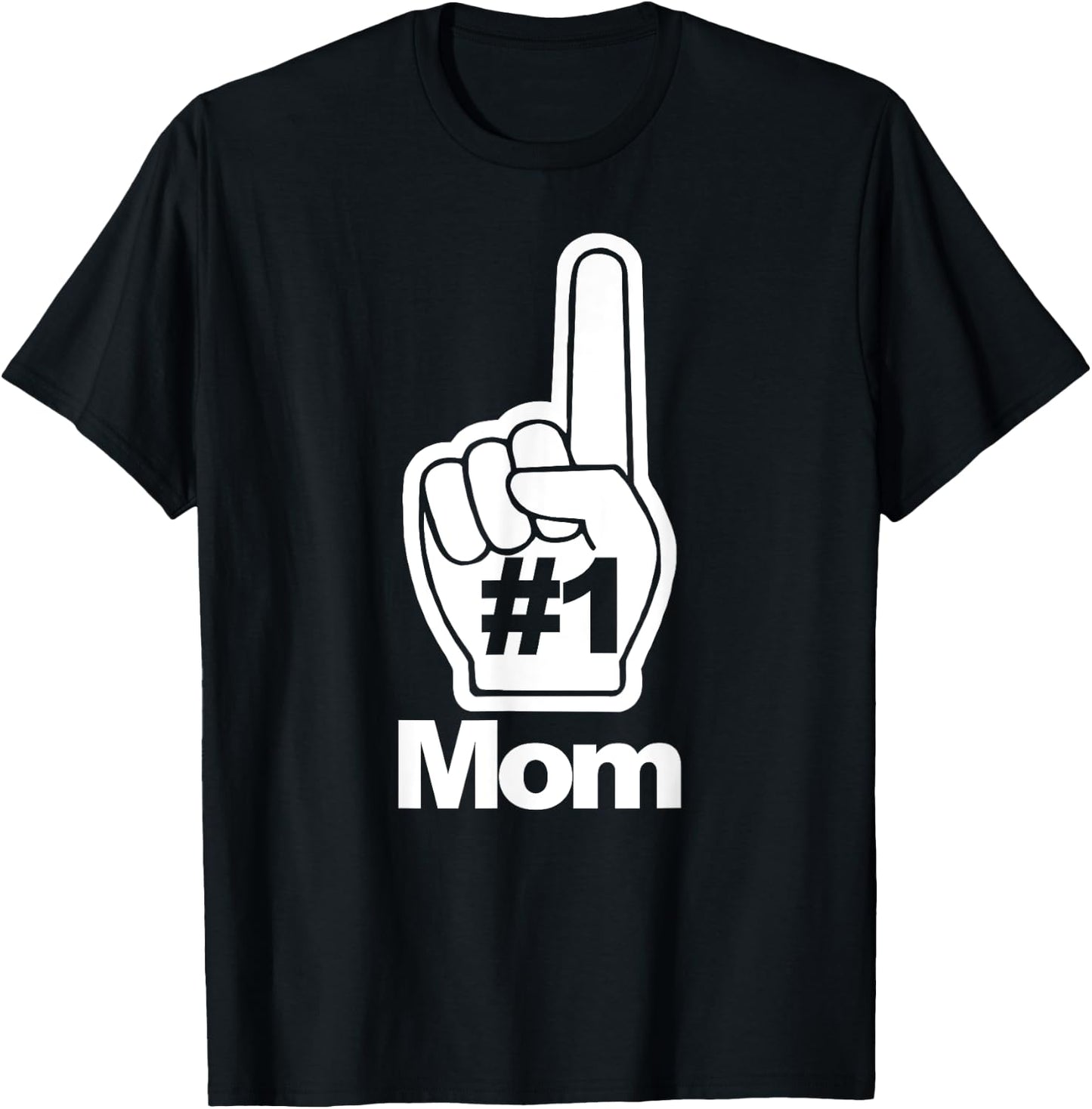 Number One Mom T-Shirt - T-Shirt | Black