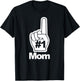 Number One Mom T-Shirt - T-Shirt | Black