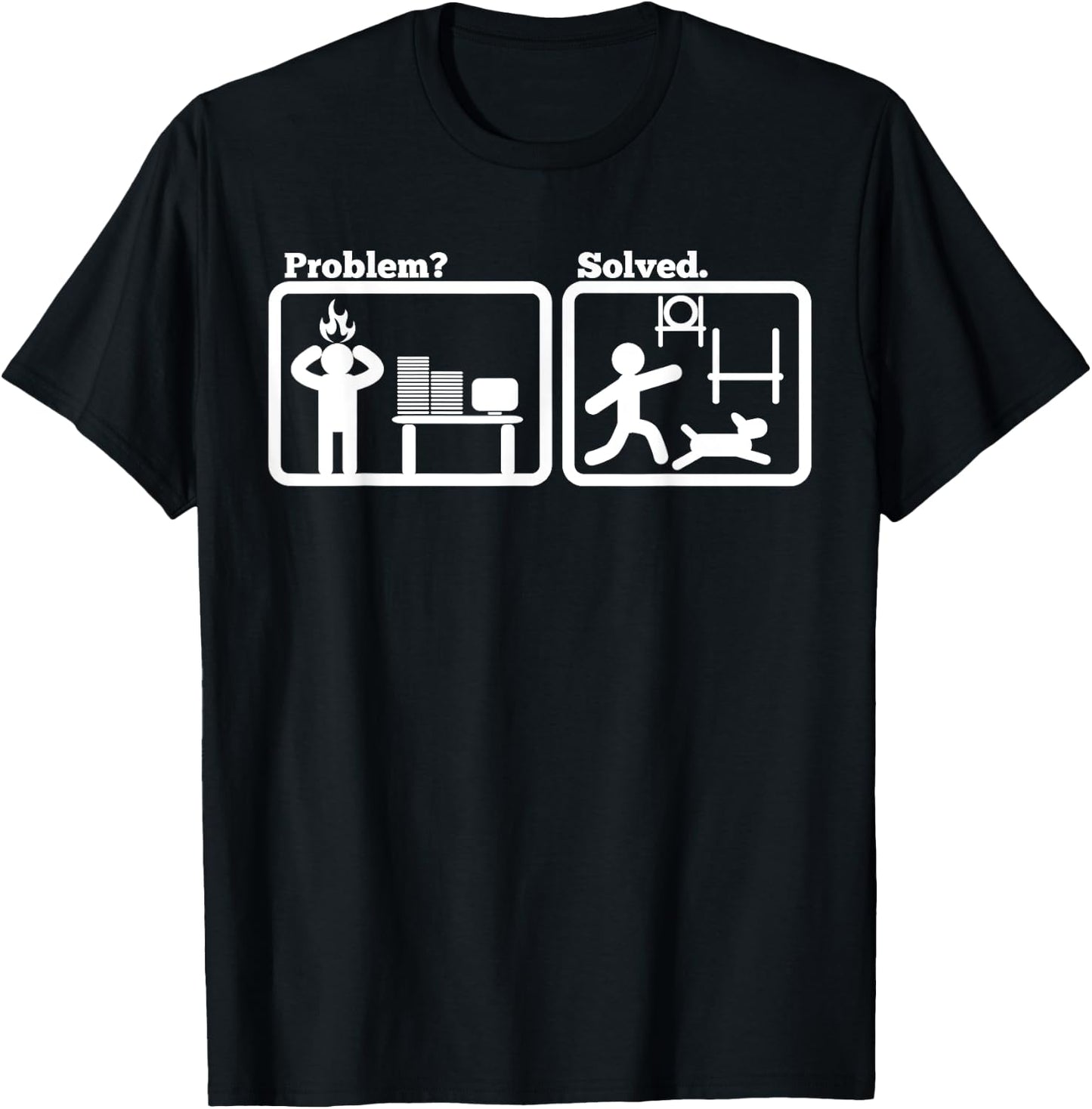 Funny Agility Dog Training T-Shirt - T-Shirt | Black