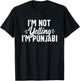 Not Yelling Punjabi Desi Sikh Funny Indian Novelty T-Shirt - T-Shirt | Black