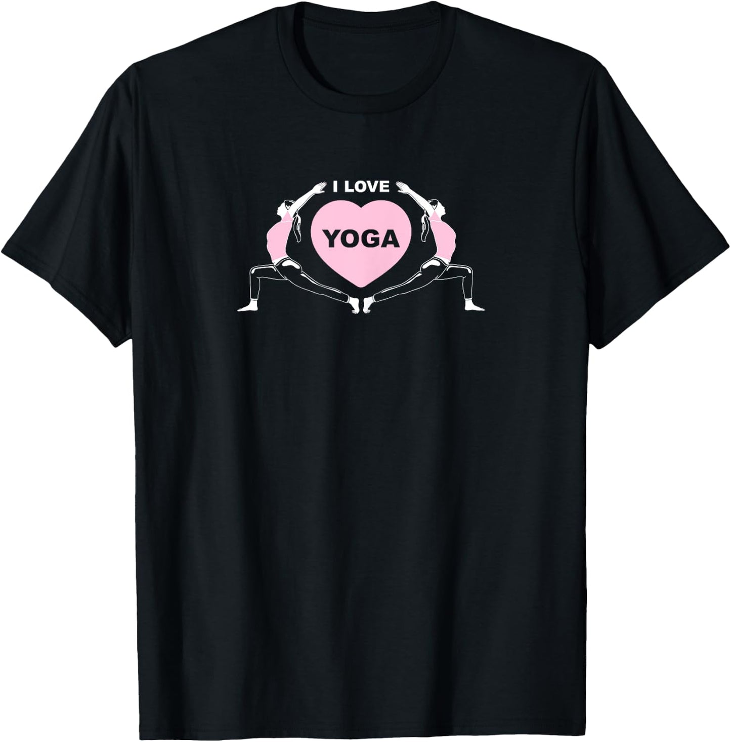 I Love Yoga T-Shirt - T-Shirt | Black