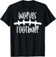 Wolves Football School Spirit Team Mascot Game Night T-Shirt - T-Shirt | Black