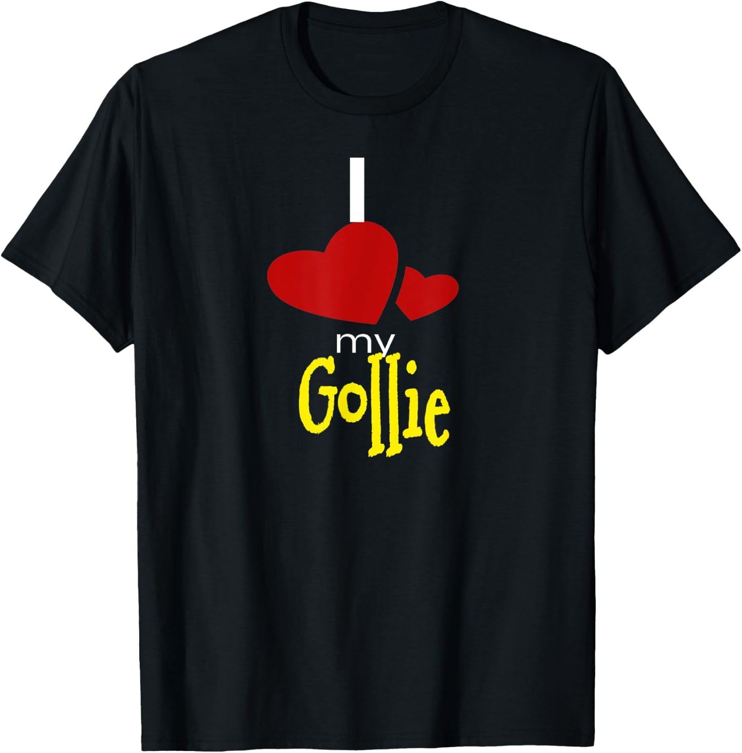 I Love My Gollie Dog T-Shirt - T-Shirt | Black
