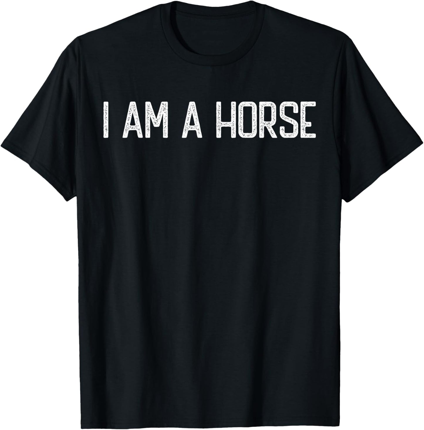 Halloween I am a Horse funny Horses lover I heart Horse T-Shirt - T-Shirt | Black
