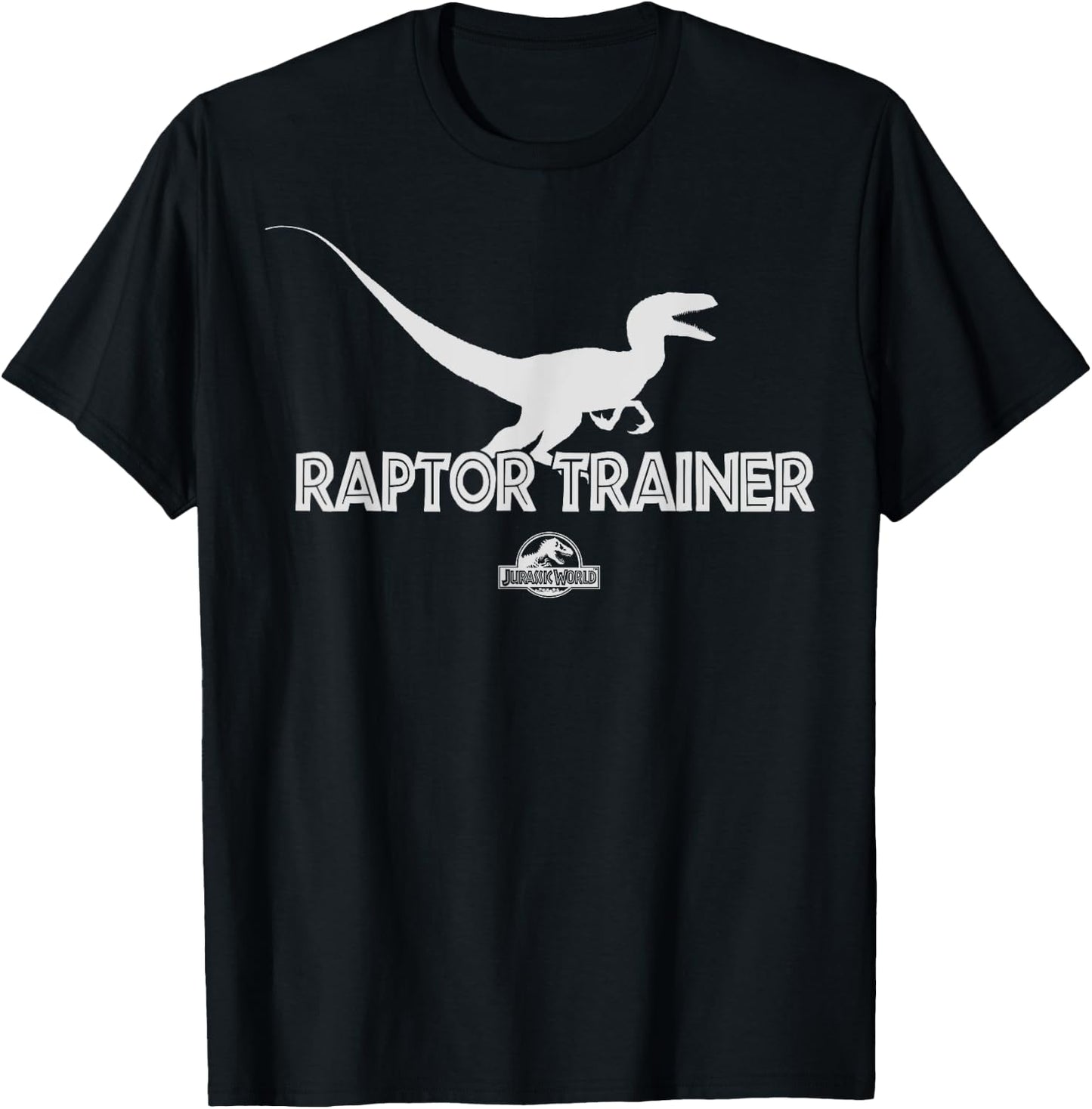 Jurassic World Raptor Trainer Silhouette T-Shirt - T-Shirt | Black