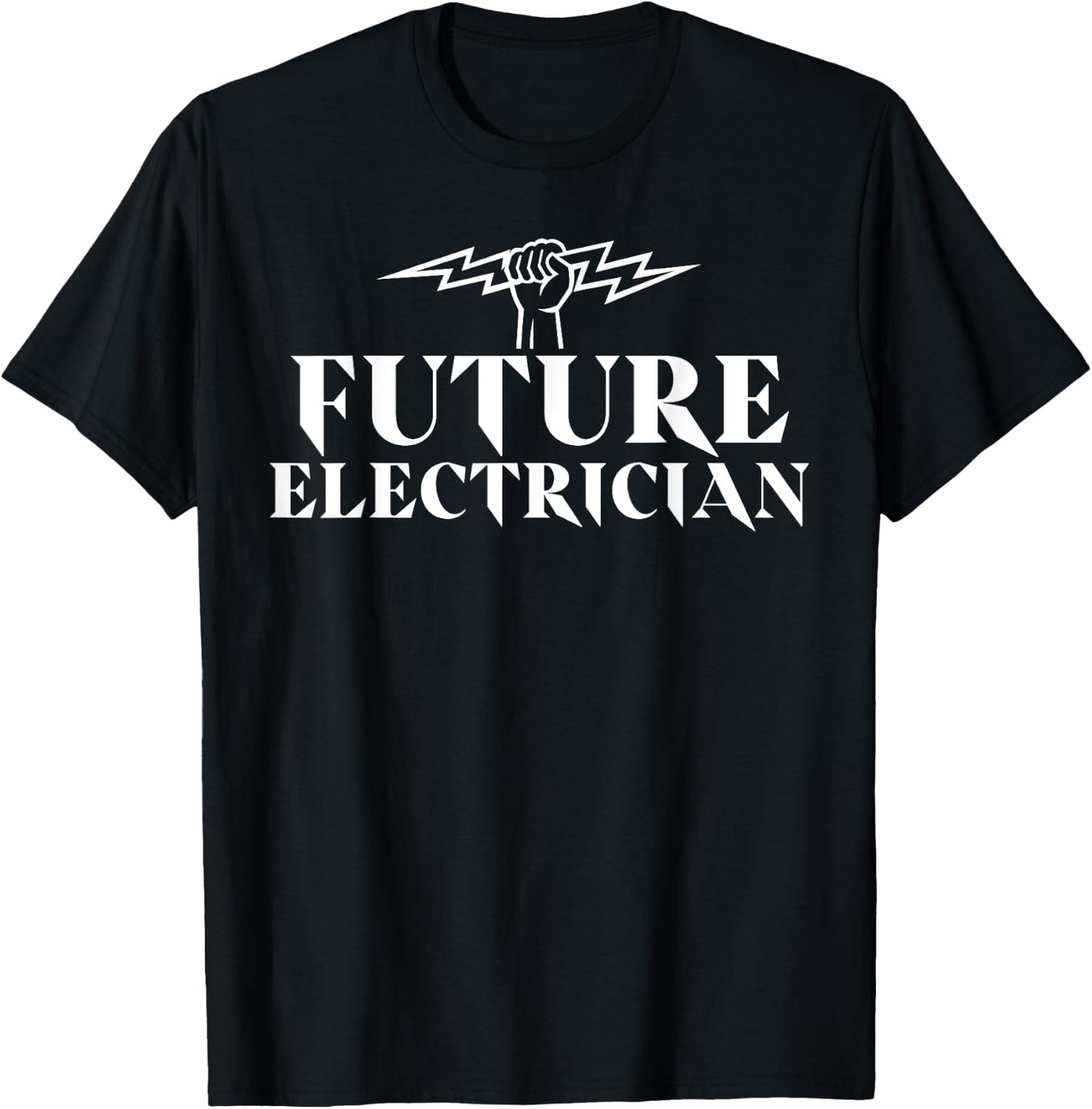Future Electrician Electrical Engineering Student Gift T-Shirt - T-Shirt | Black