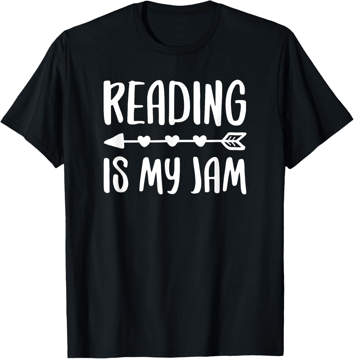 Reading Is My Jam Shirt Bookworm Literacy Lover T-Shirt - T-Shirt | Black