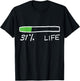 Nas Daily 31% Life T-Shirt - T-Shirt | Black