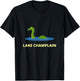 Lake Champlain Champ Lake Monster NY VT for Kids Boys Girls T-Shirt - T-Shirt | Black