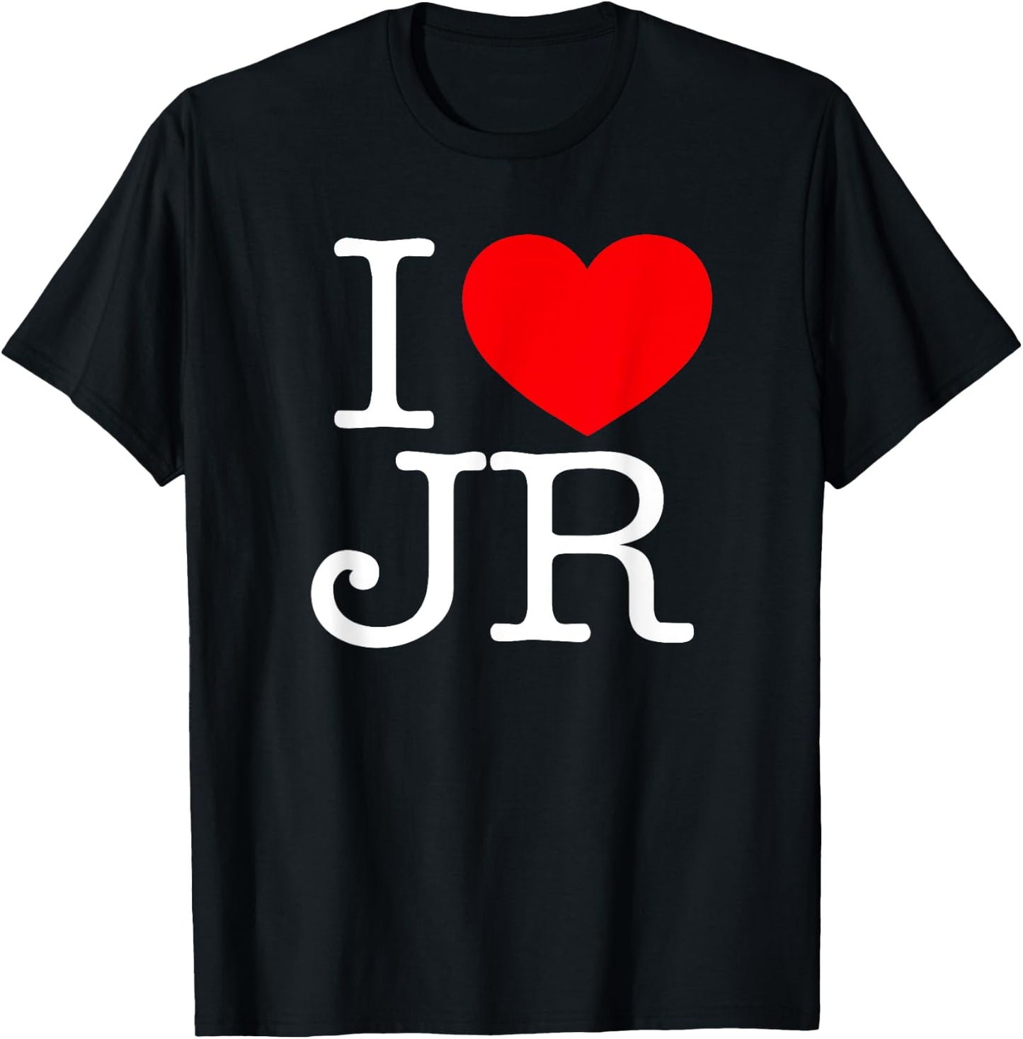 I Love (Heart) JR T-Shirt - T-Shirt | Black