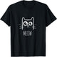 Meow Cat Meow Kitty Cute Cats Mom And Cat Dad Women T-Shirt - T-Shirt | Black