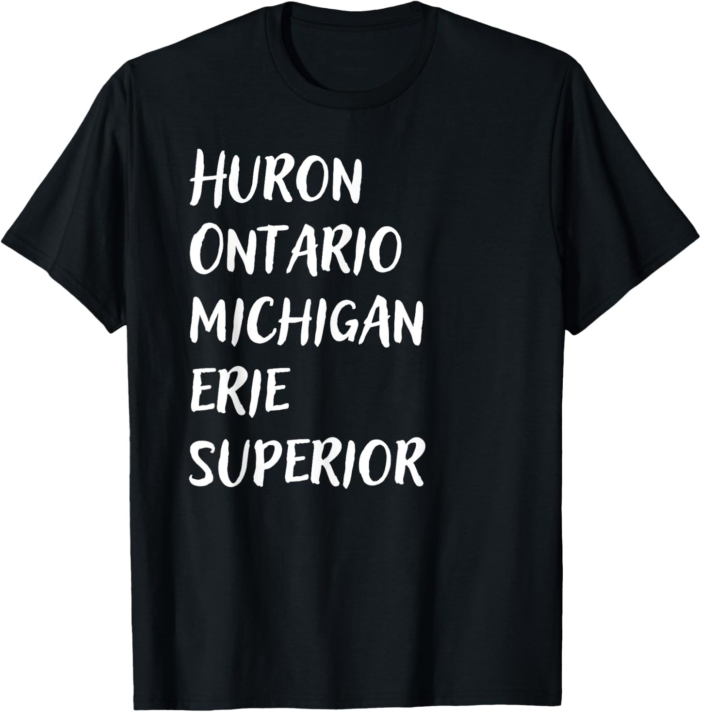 The Great Lakes HOMES Michigan Gift Vintage T-Shirt - T-Shirt | Black