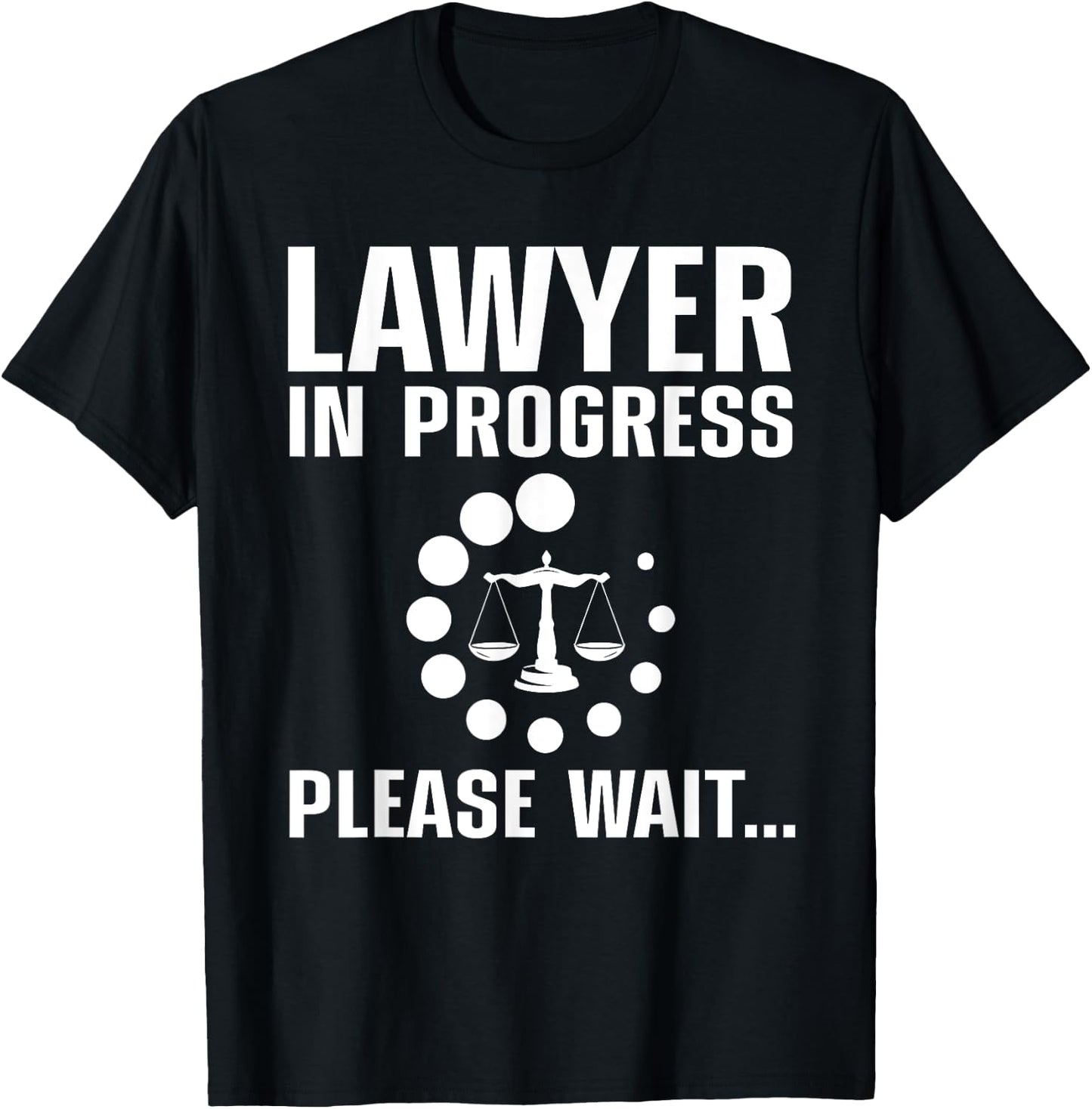 Funny Law Student Art Men Women Lawyer Law School Bar Exam T-Shirt - T-Shirt | Black