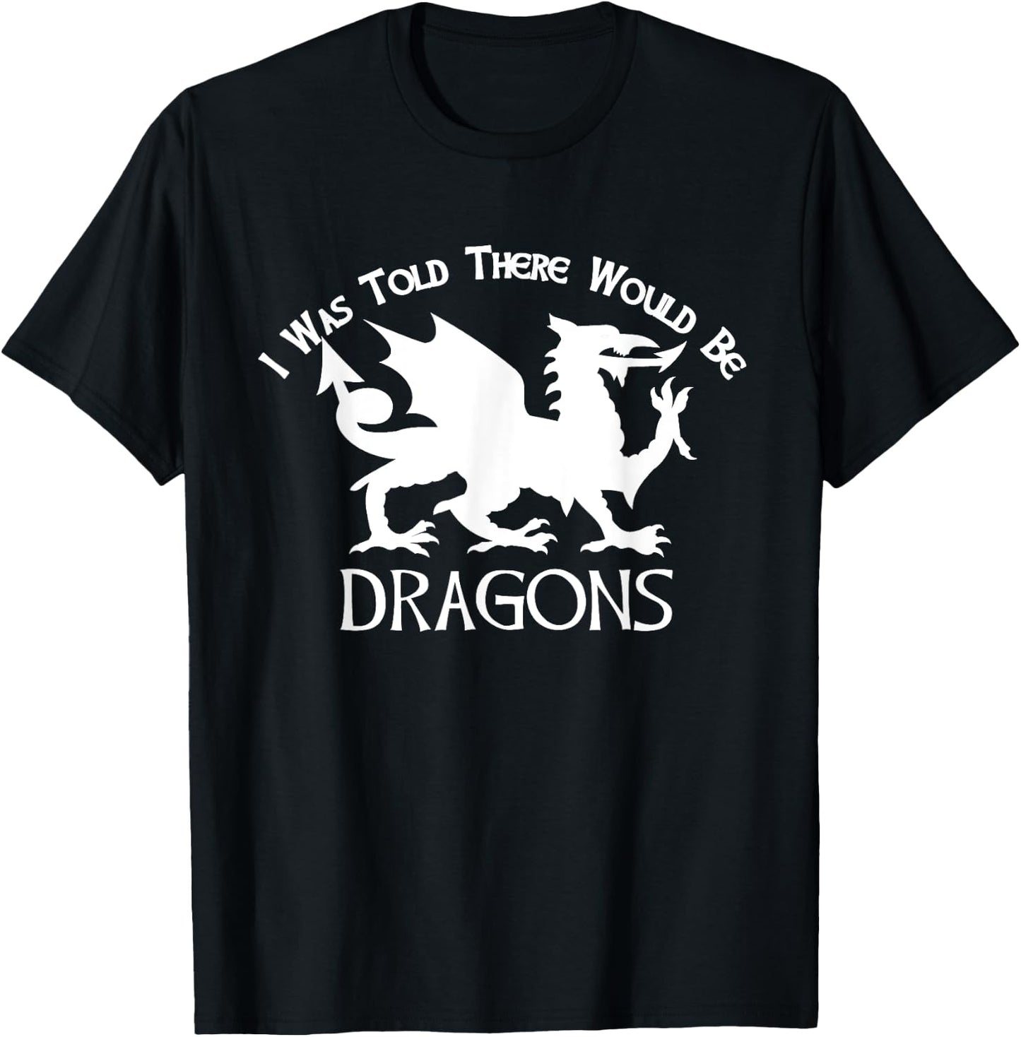 Renaissance Fair Faire Festival Medieval Theme Knight Dragon T-Shirt - T-Shirt | Black