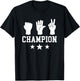 Rock Paper Scissors Champion Useless Talent Winner T-Shirt - T-Shirt | Black