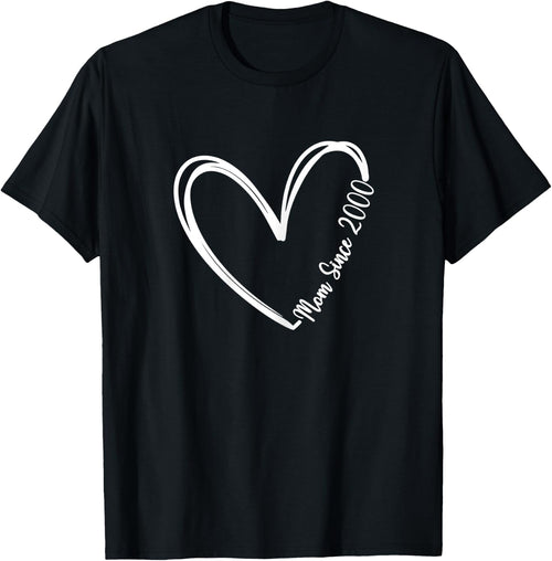 Mom Since 2000 Heart for Mom, Mother Day Women