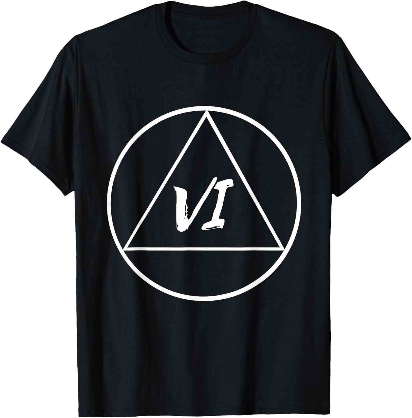 Sobriety Anniversary 6 Years Alcoholic Recover Sober T-Shirt - T-Shirt | Black
