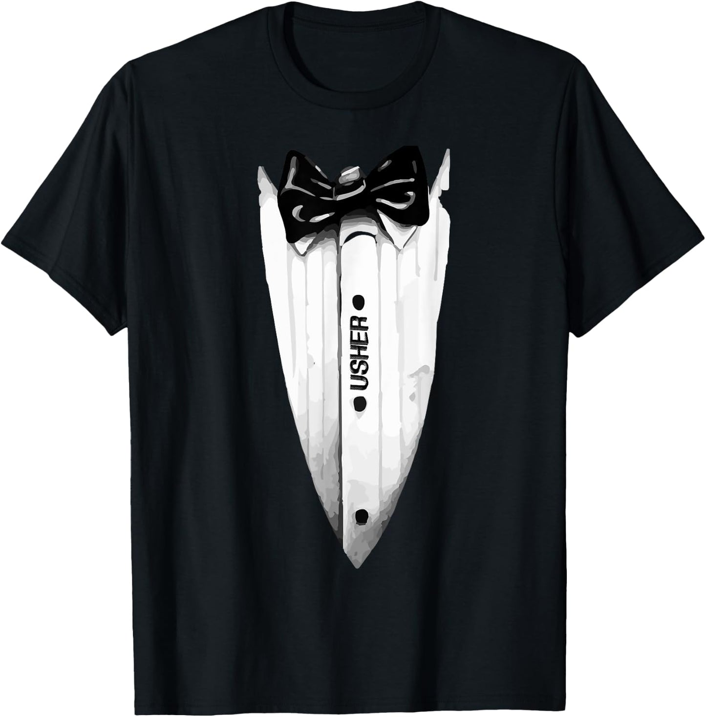 Groom's Crew Wedding Usher T-Shirt - T-Shirt | Black