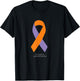 Eczema Awareness Shirt Ribbon T-Shirt - T-Shirt | Black