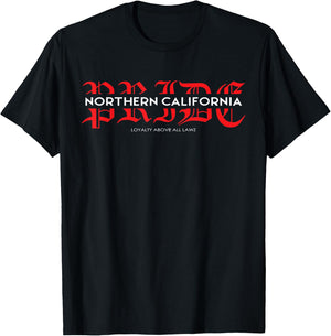 Nor Cal Northern California Pride T-Shirt - T-Shirt | Black