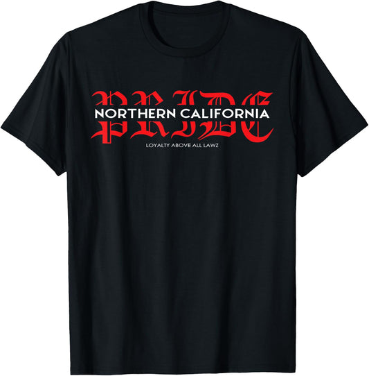 Nor Cal Northern California Pride T-Shirt - T-Shirt | Black