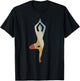 Yoga Retro Style Vintage T-Shirt - T-Shirt | Black