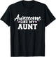 Awesome like my aunt T-Shirt - T-Shirt | Black