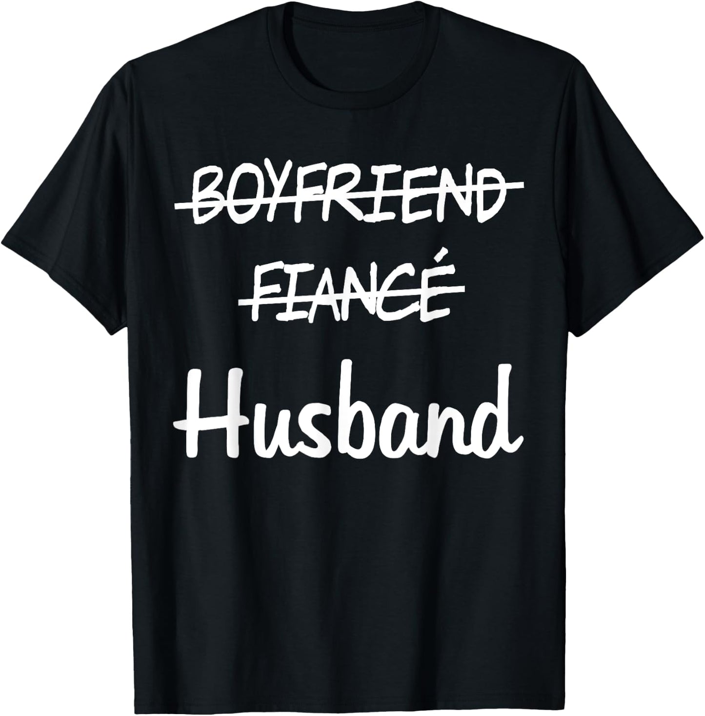 Boyfriend Fiance Husband T-Shirt - T-Shirt | Black