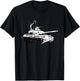 Army Tank Cat Military Funny Kitty Cat Pet Lovers Men Women T-Shirt - T-Shirt | Black