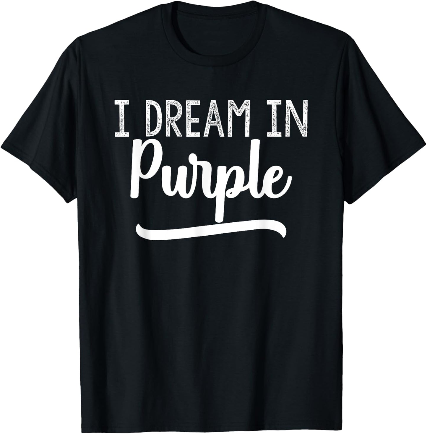Winners Wear Purple Team Spirit Game Competition Color Sport T-Shirt - T-Shirt | Black