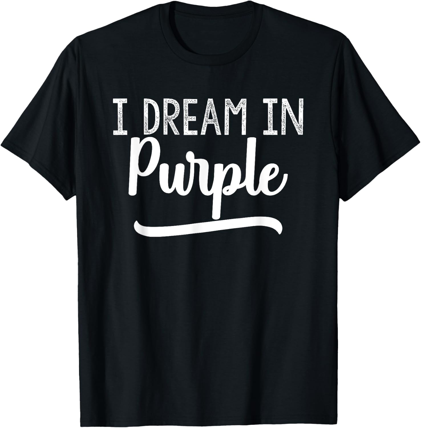 Winners Wear Purple Team Spirit Game Competition Color Sport T-Shirt - T-Shirt | Black