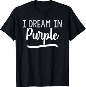 Winners Wear Purple Team Spirit Game Competition Color Sport T-Shirt - T-Shirt | Black
