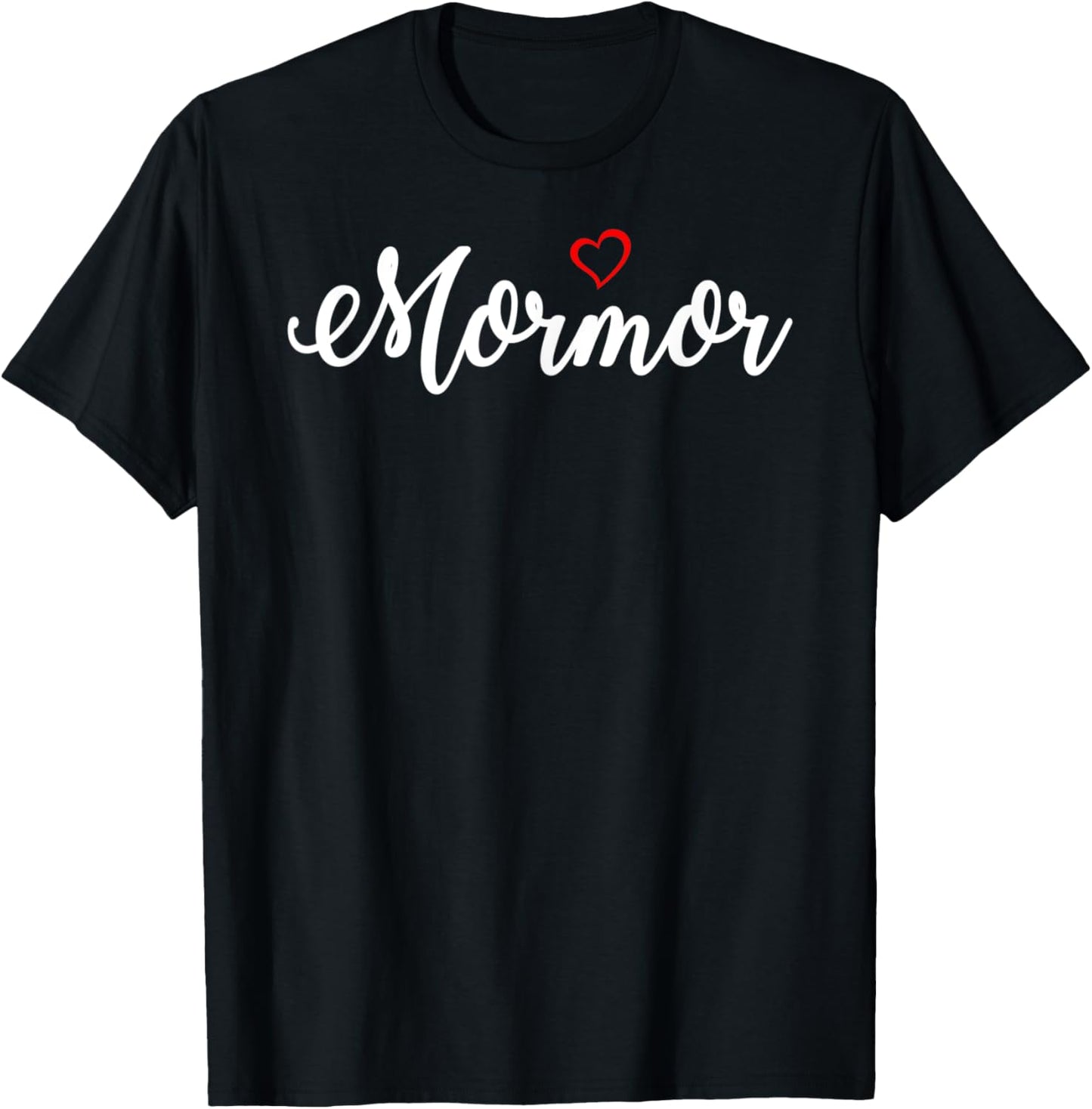 Cute Mormor Lover Gift Grandma Christmas Gifts T-Shirt - T-Shirt | Black