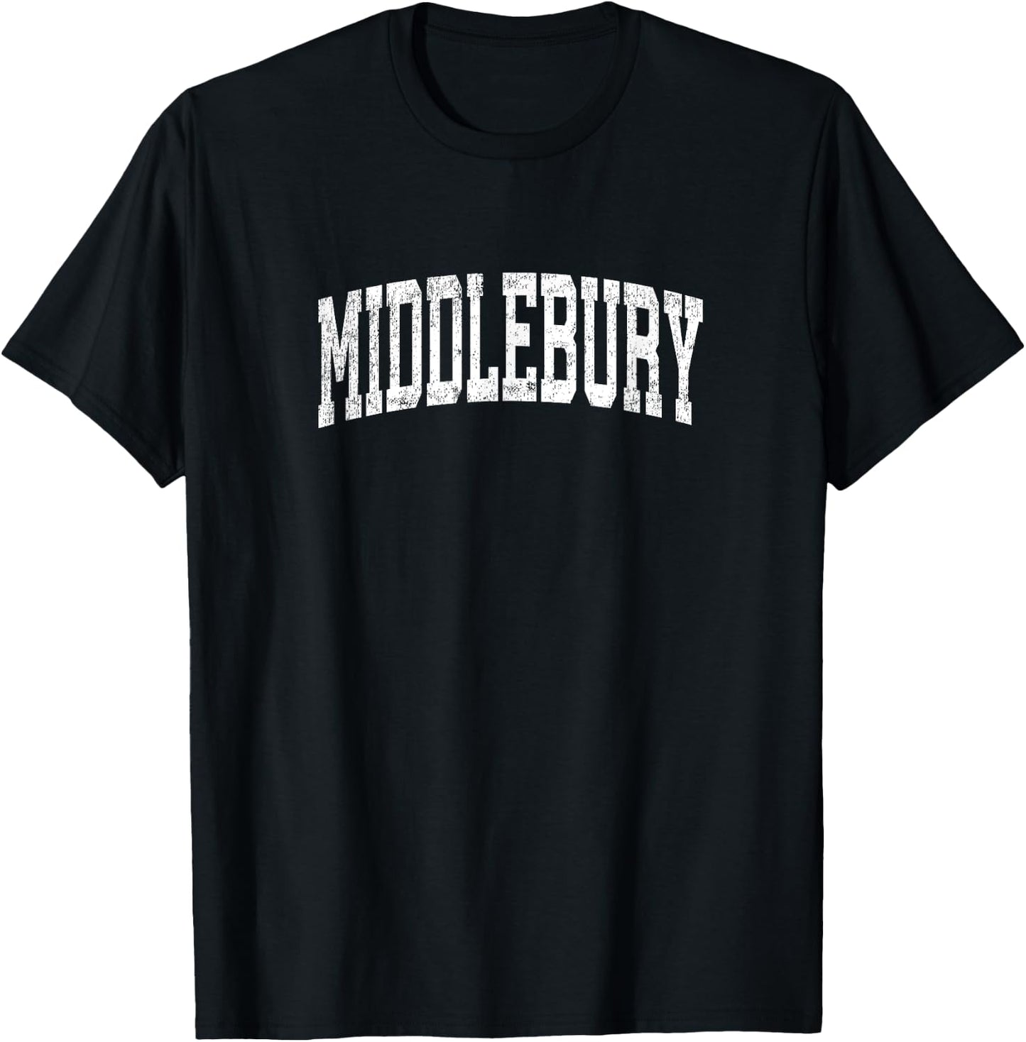 Middlebury Connecticut CT Vintage Athletic Sports Design T-Shirt - T-Shirt | Black