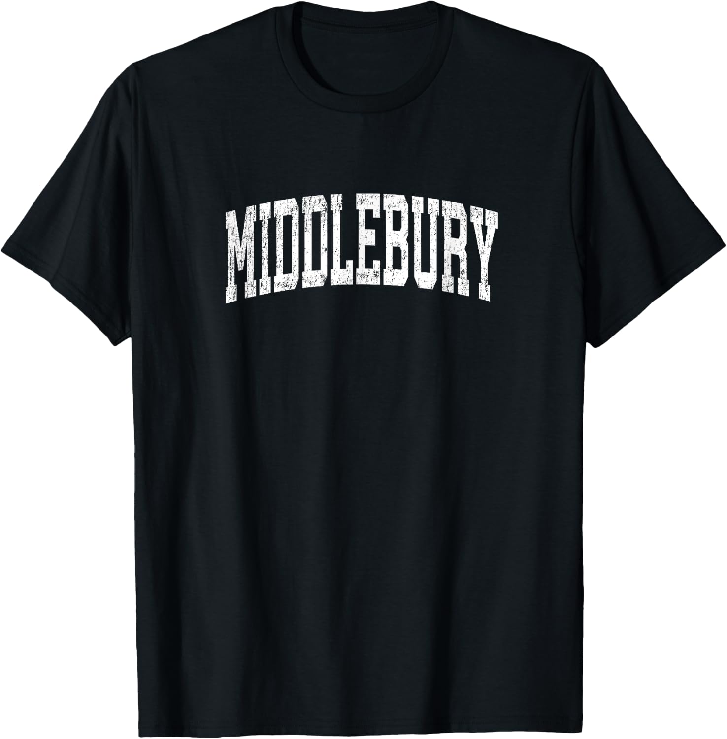 Middlebury Connecticut CT Vintage Athletic Sports Design T-Shirt - T-Shirt | Black