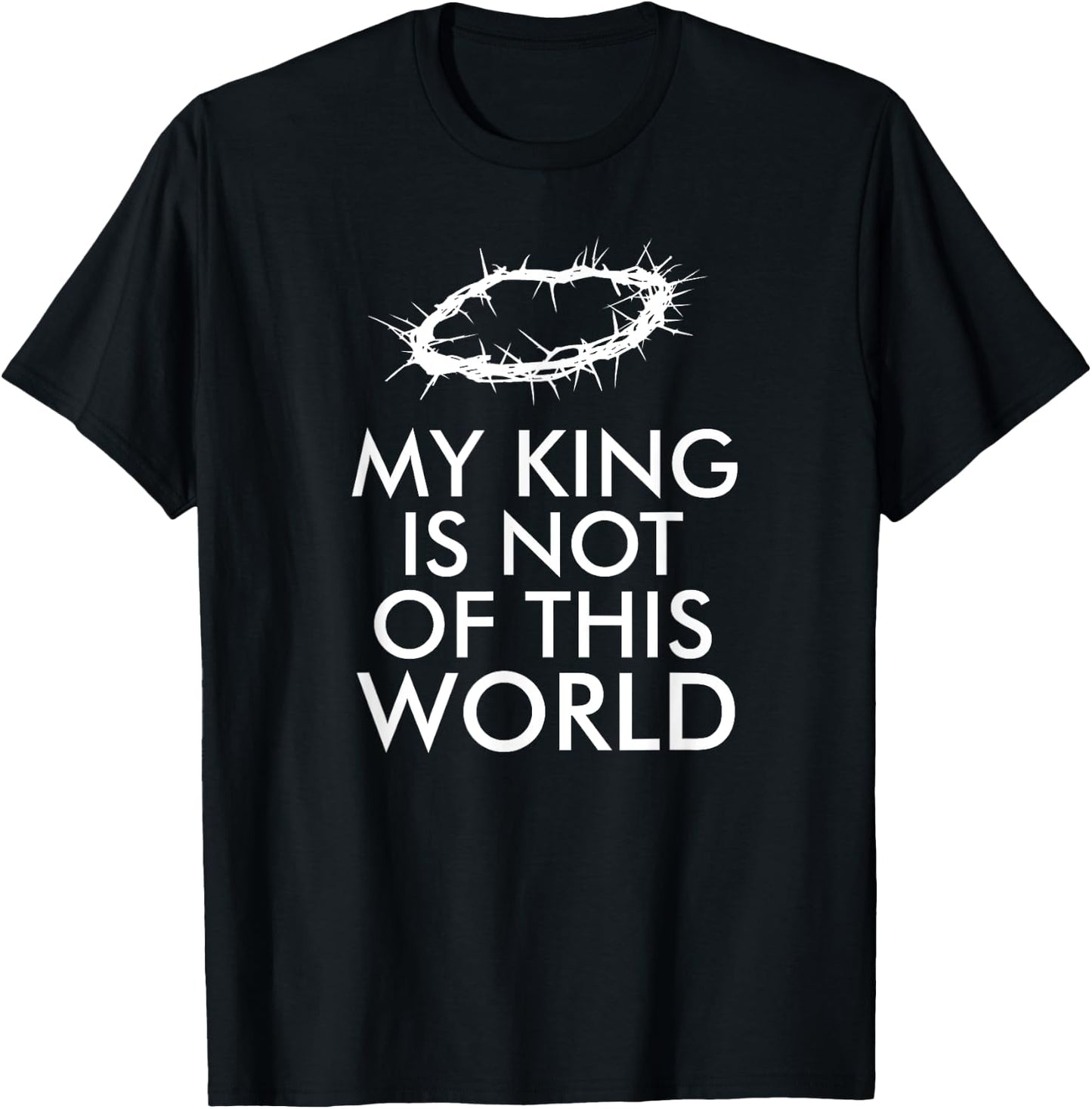 Jesus is my king christian T-Shirt - T-Shirt | Black