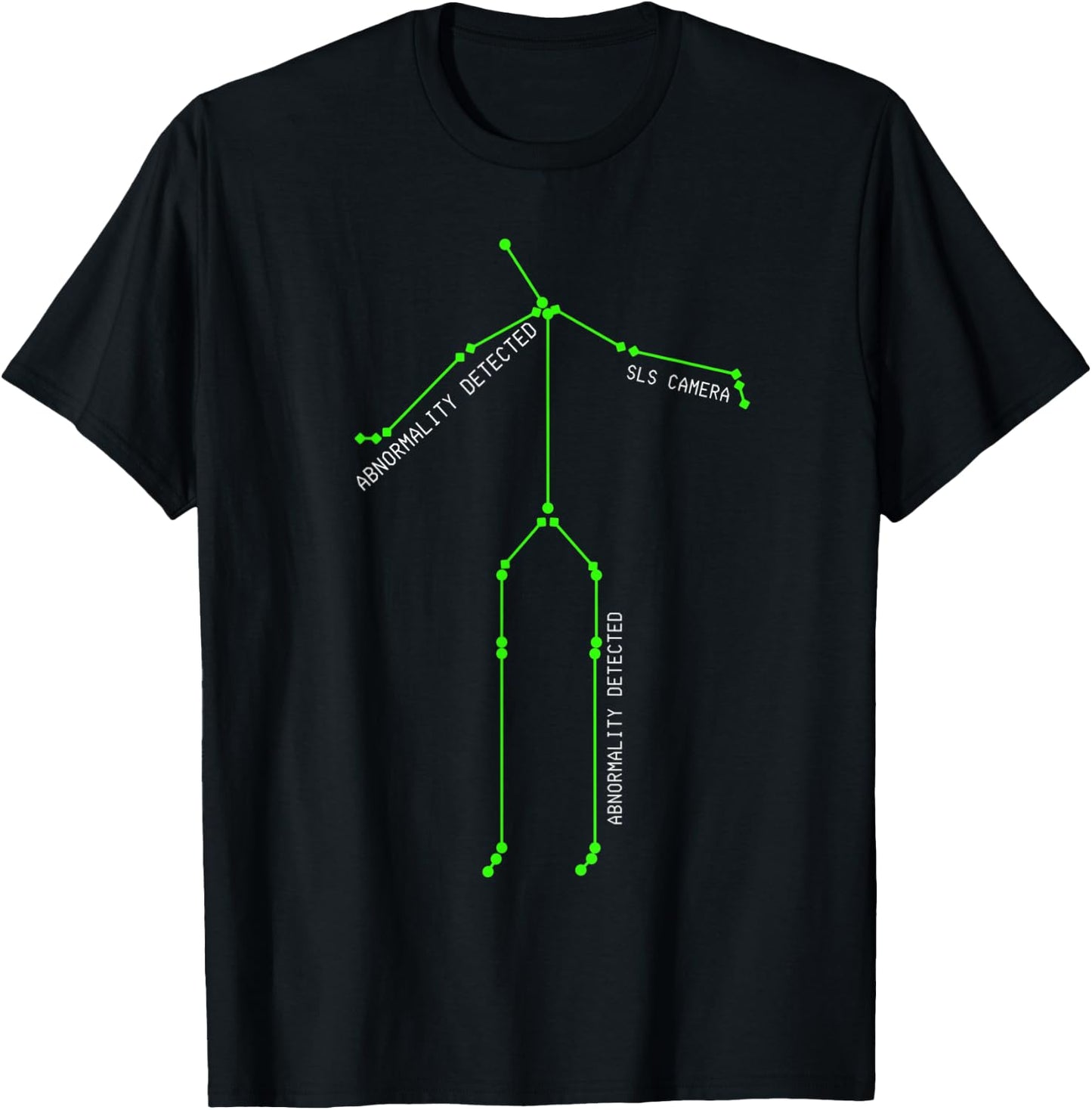 SLS Camera Stick Man Ghost Shirt Ghost Hunting Novelty T-Shirt - T-Shirt | Black