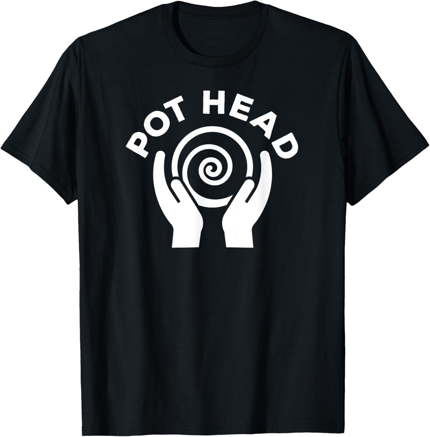 Pot Head Funny Pottery T-Shirt - T-Shirt | Black