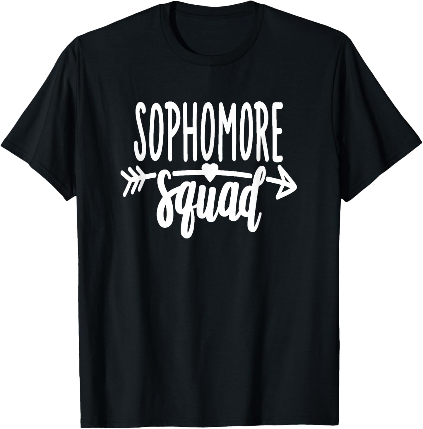 Sophomore Squad 10th Grade Shirt Highschool College T-Shirt - T-Shirt | Black