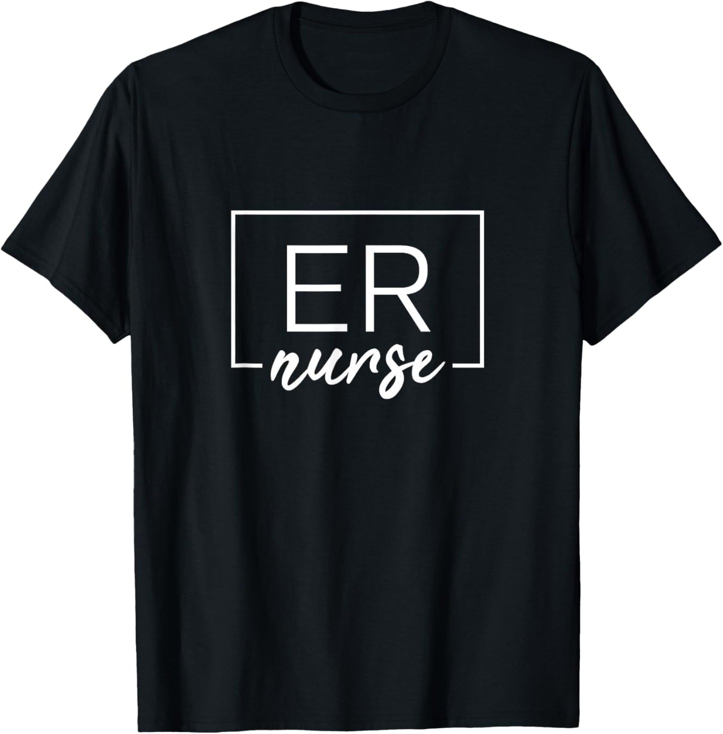 Er Nurse Emergency Room Nurse T-Shirt - T-Shirt | Black