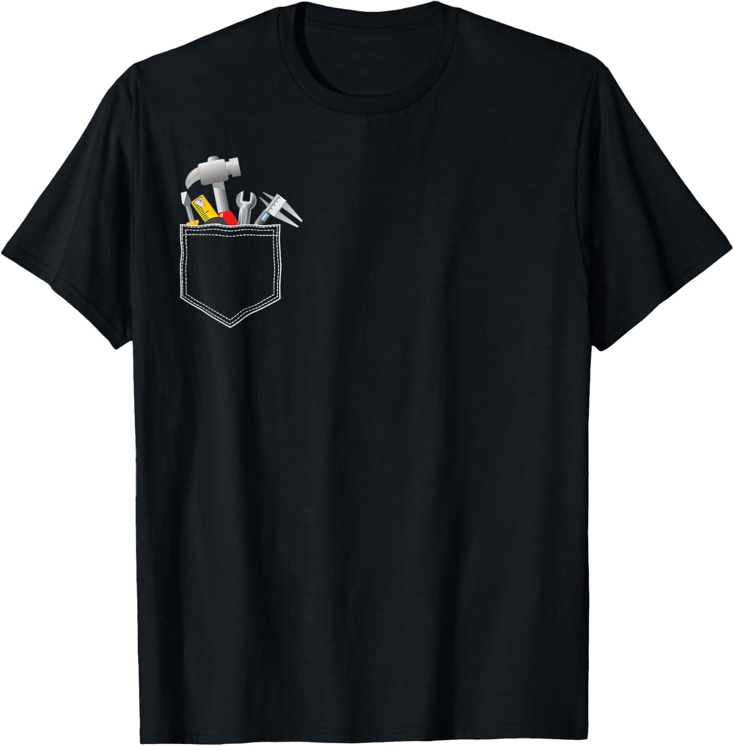 Funny Worker Tools Gift Women Cute Tool In Pocket T-Shirt - T-Shirt | Black