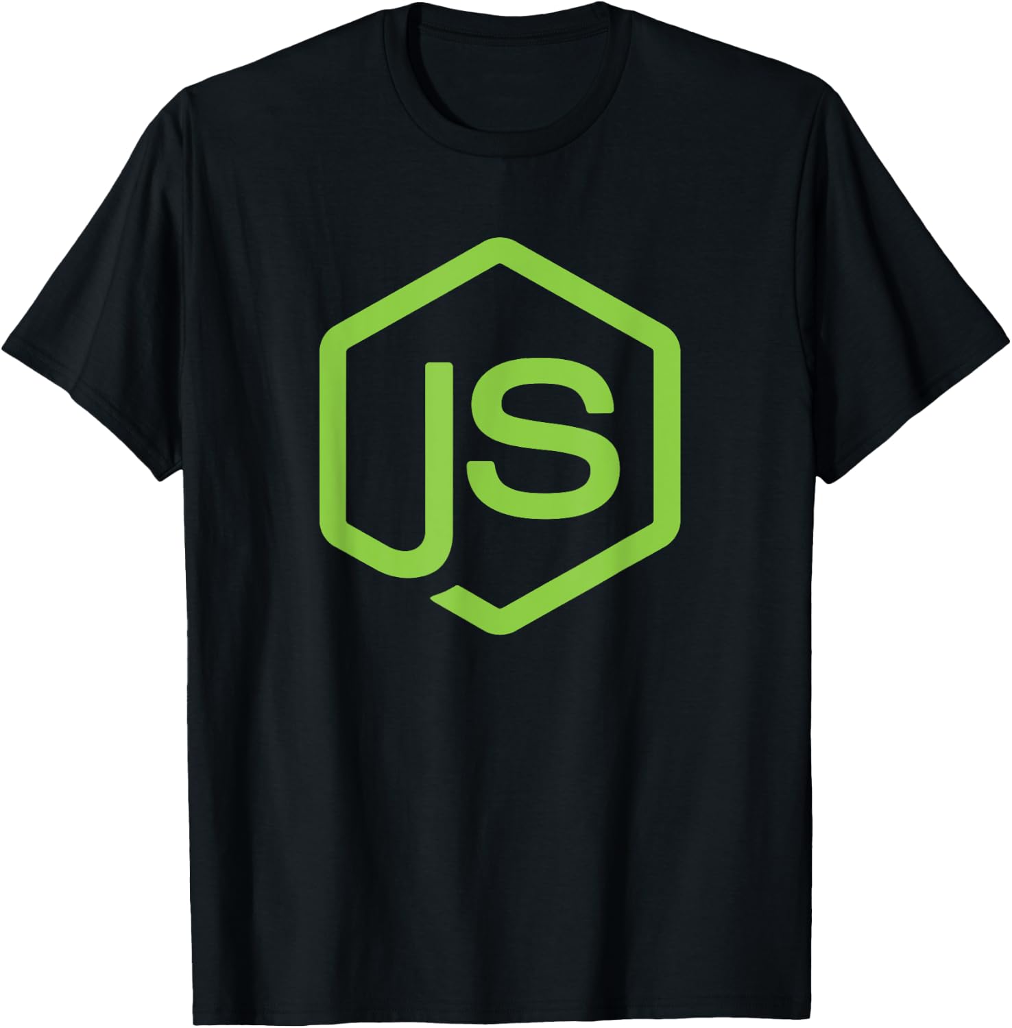 Node.JS Code Web Developer Shirt Front-end Developer T-Shirt - T-Shirt | Black